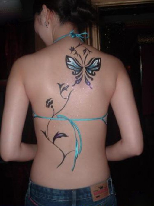 In fact a Celtic butterfly tattoo can be formed by knots which form an 